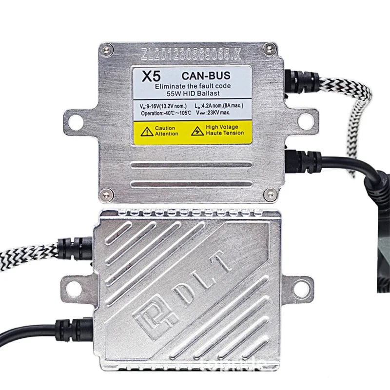 HID Xenon balast za automobilsku rasvjetu – 55W, 12V, IP67, 4800–5000 lm, X5T model