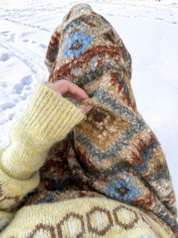 Suknja tipa kišobran, srednje duljine, japansko-korejski ležerni stil, poliester tkanina
