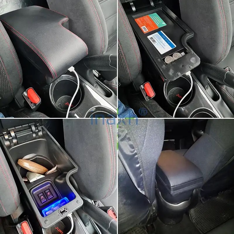 Kutija za naslon za ruku Infiniti ESQ, plastična, model ESQ, prilagodljiva obrada, podrška za instalaciju