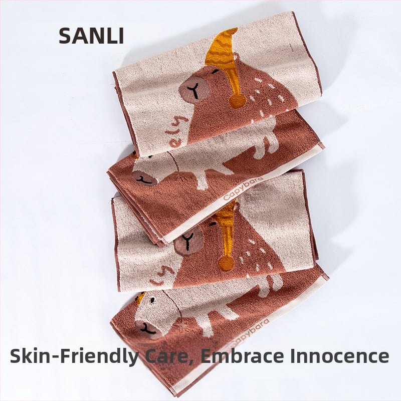 Sanli dječji pamučni jacquard ručnik, 32 niti