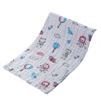 Dječji ručnik za lice s karikaturističkim printom, mekan i upijajući, 100% pamuk, 40s combed vlakna, težina 25 g, s tiskom logotipa