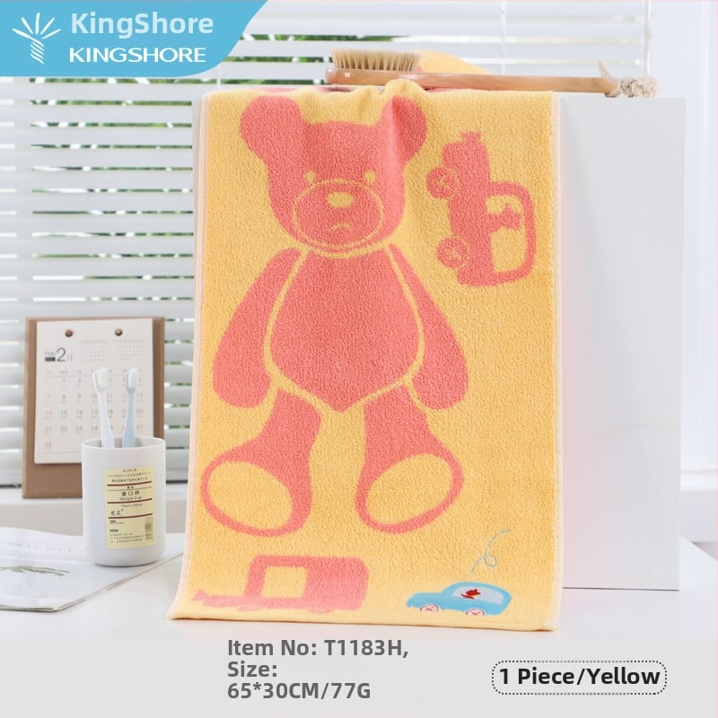 Ručnik za lice za bebe i dame – 100% pamuk, 32s pređa, težina 50–80 g, Brend: King Shore