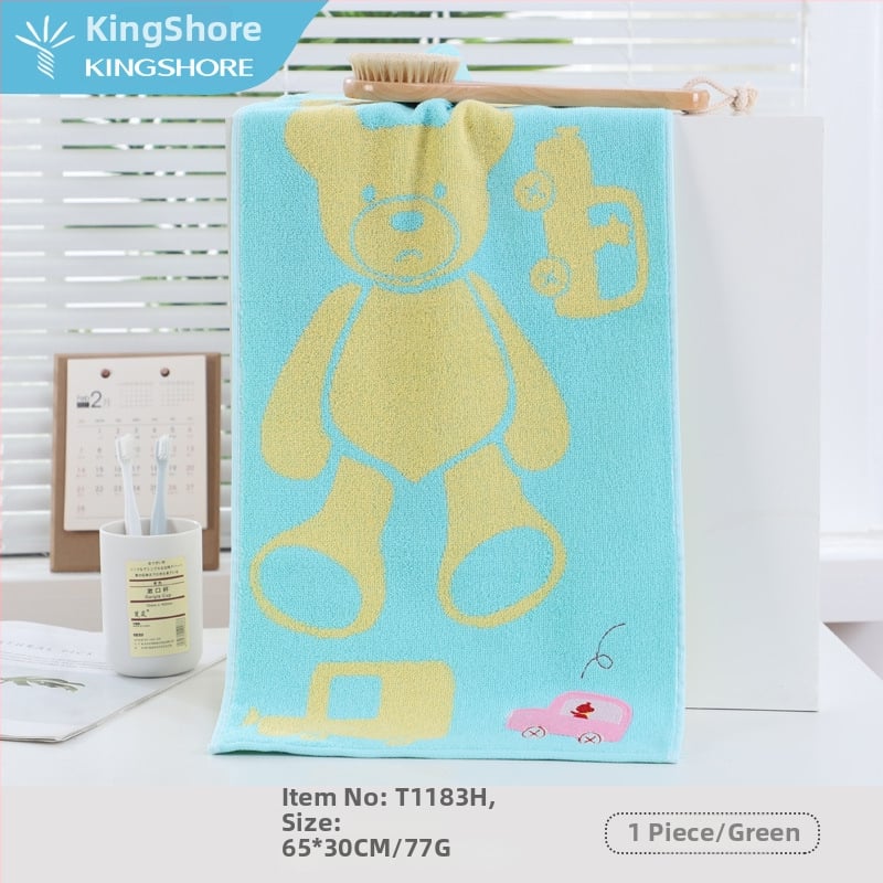 Ručnik za lice za bebe i dame – 100% pamuk, 32s pređa, težina 50–80 g, Brend: King Shore