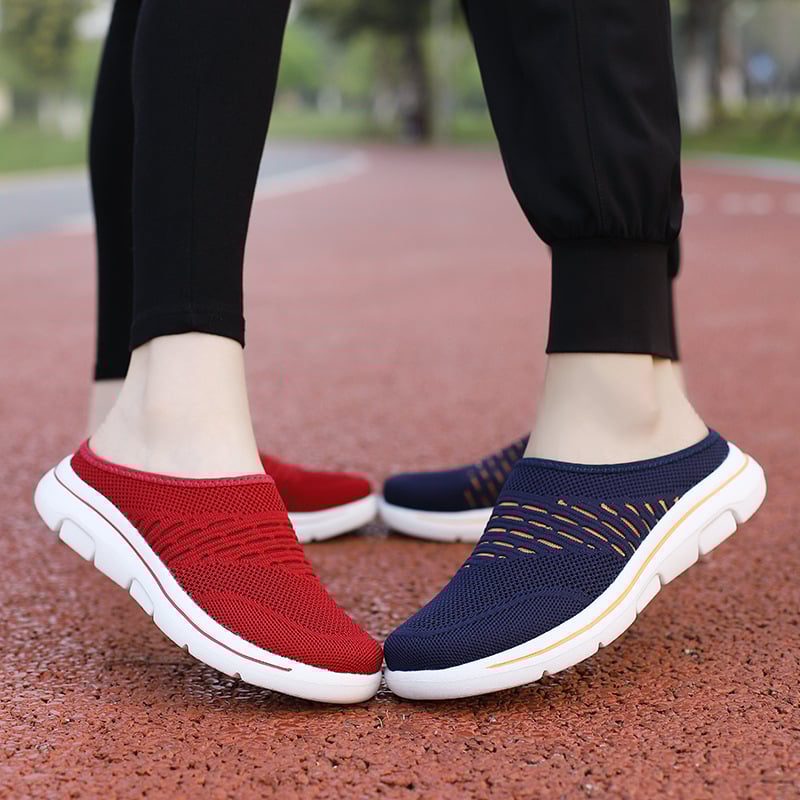 Férfi slip-on tornacipő lélegző hálós felsővel és gumírozott talppal, ultra könnyű, Koreai stílus, nyár 2024