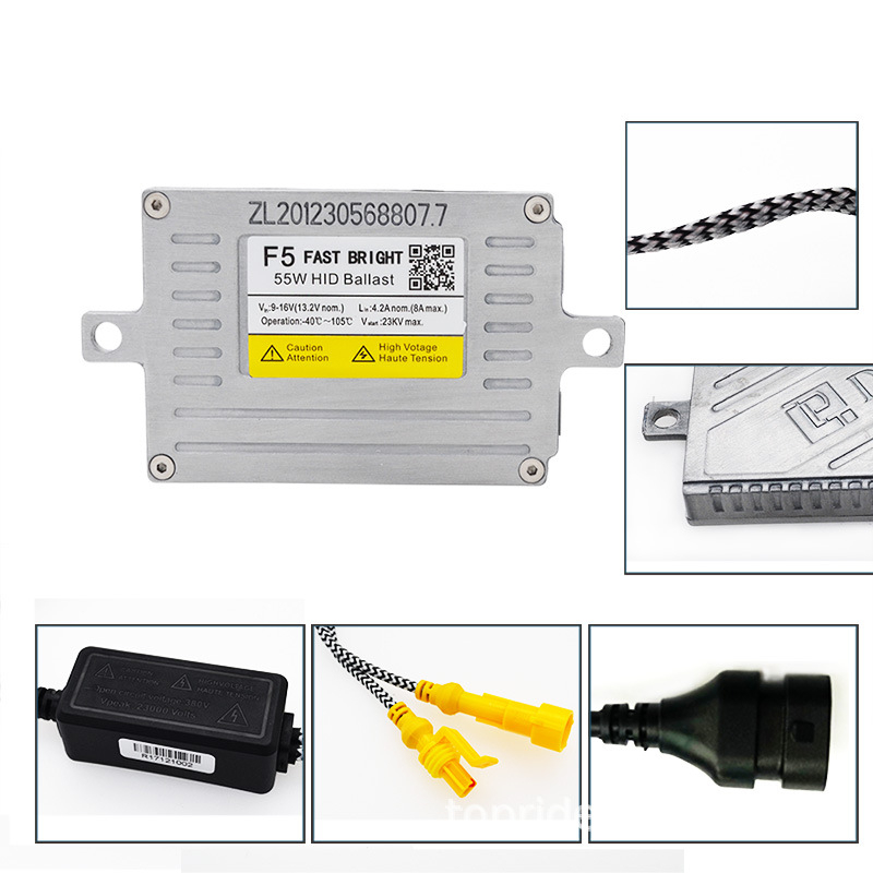 Xenon HID balast za auto lampe (55W, 12V, 5.9A, 4800–5000 lm, IP67)