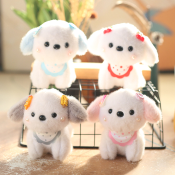 Plišana lutkica psa - punjenje PP pamuk, ultra mekani kratki pliš, za dobnu skupinu 15–35