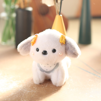 Plišana lutkica psa - punjenje PP pamuk, ultra mekani kratki pliš, za dobnu skupinu 15–35