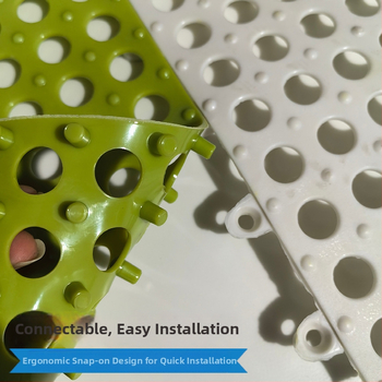 Podloga za kavez za zeca, otporna na grizenje, nepropusna za izmet, plastična, spojiva