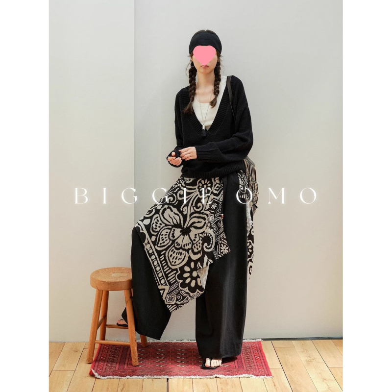 Printana vunena bluza s pregačom, proljeće 2025, stil kraljevske sestre, visoka elastičnost