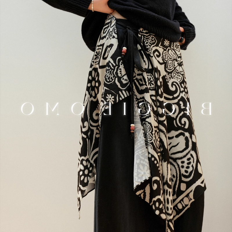 Printana vunena bluza s pregačom, proljeće 2025, stil kraljevske sestre, visoka elastičnost