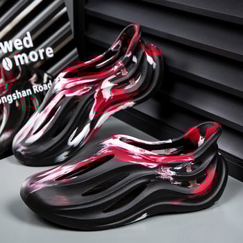 Férfi lyukas cipő – Kamuflázs, EVA felső és talp, Légáteresztő, Kényelmes szabadidő-stílus, 2025 tavasz