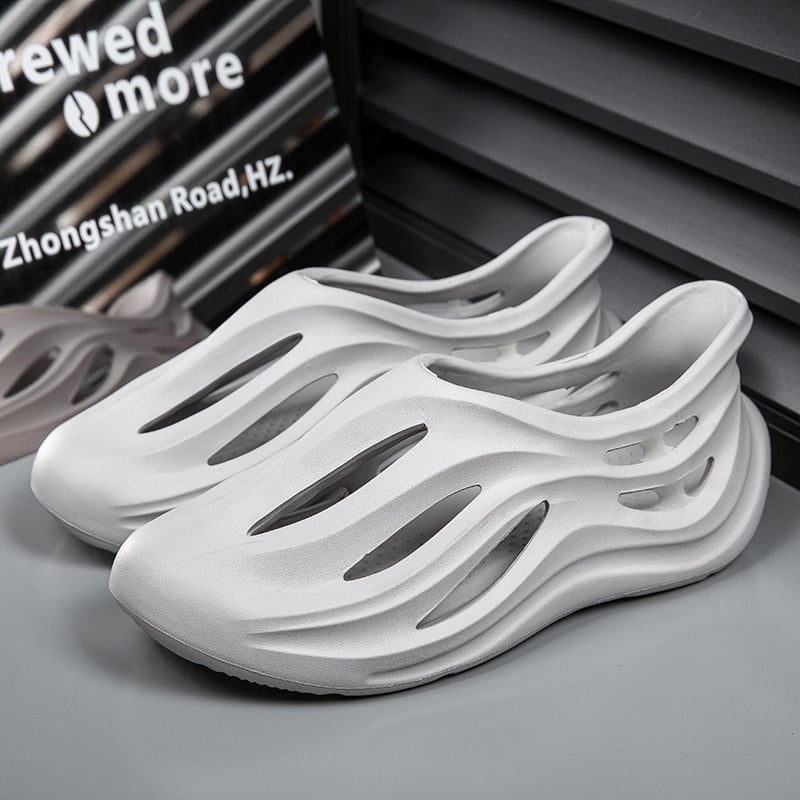 Férfi lyukas cipő – Kamuflázs, EVA felső és talp, Légáteresztő, Kényelmes szabadidő-stílus, 2025 tavasz