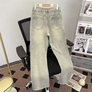 Traperice - mladenacki casual, ravni kroj, srednja linija struka, zip, pamuk