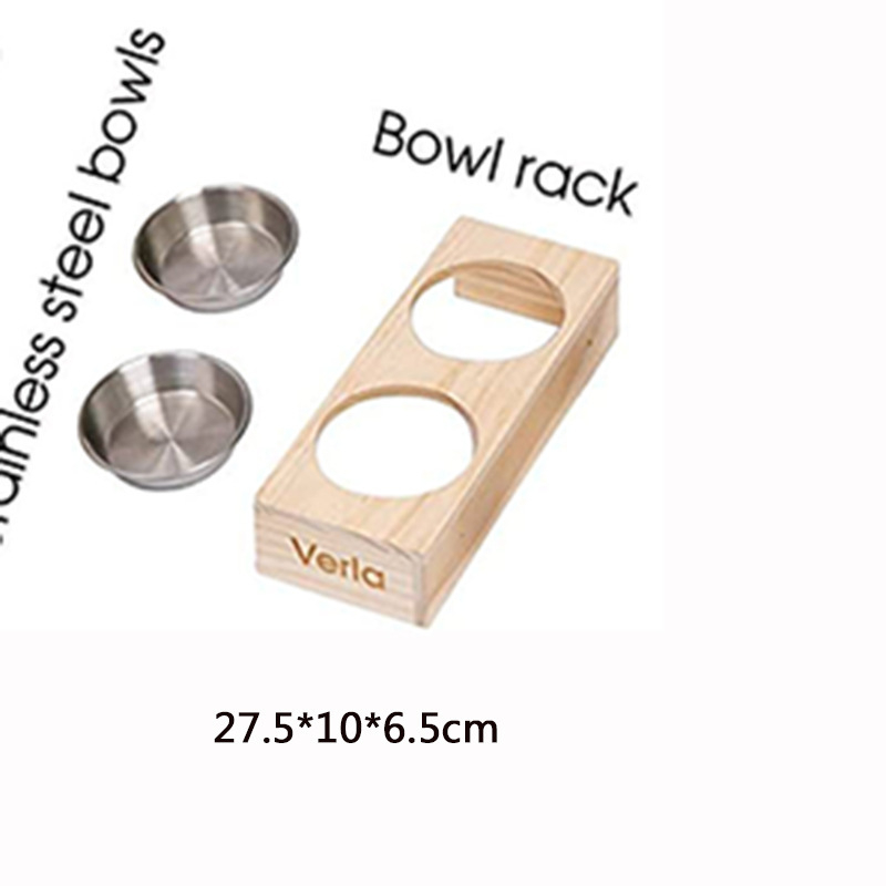 Drveni stalak za seno za mala kućna ljubimca, može se objesiti, ugrađena kutija za seno, Le Qian