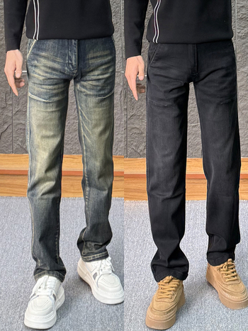 Traperice: retro stil, ravni kroj, više džepova, 69% pamuk, mikroelastičan