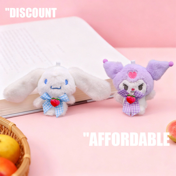 Xia wei crafts plüss kutya kulcstartó – kristályosan puha plüss, PP pamut töltés, testreszabható minták, 14+ éveseknek