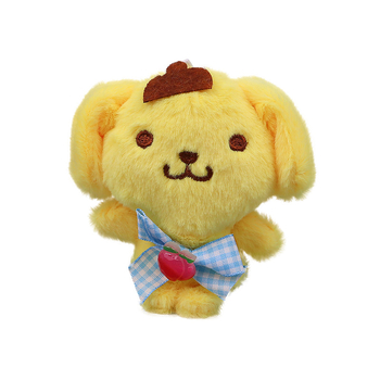 Xia wei crafts plüss kutya kulcstartó – kristályosan puha plüss, PP pamut töltés, testreszabható minták, 14+ éveseknek