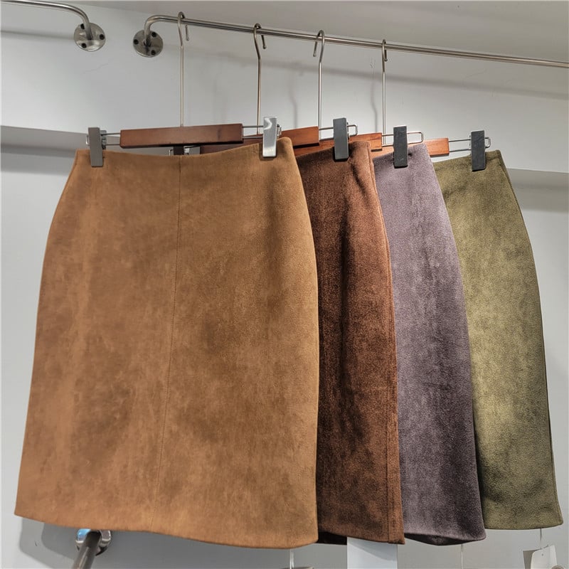 Fustă midi cu talie înaltă, din bumbac-poliester, croială Bodycon, lungime midi, stil urban