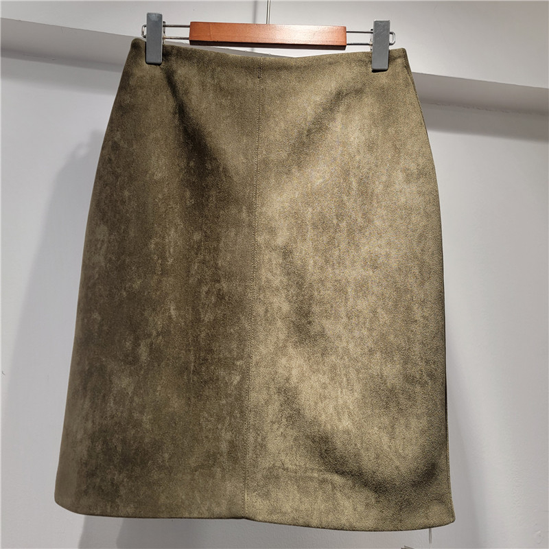 Fustă midi cu talie înaltă, din bumbac-poliester, croială Bodycon, lungime midi, stil urban