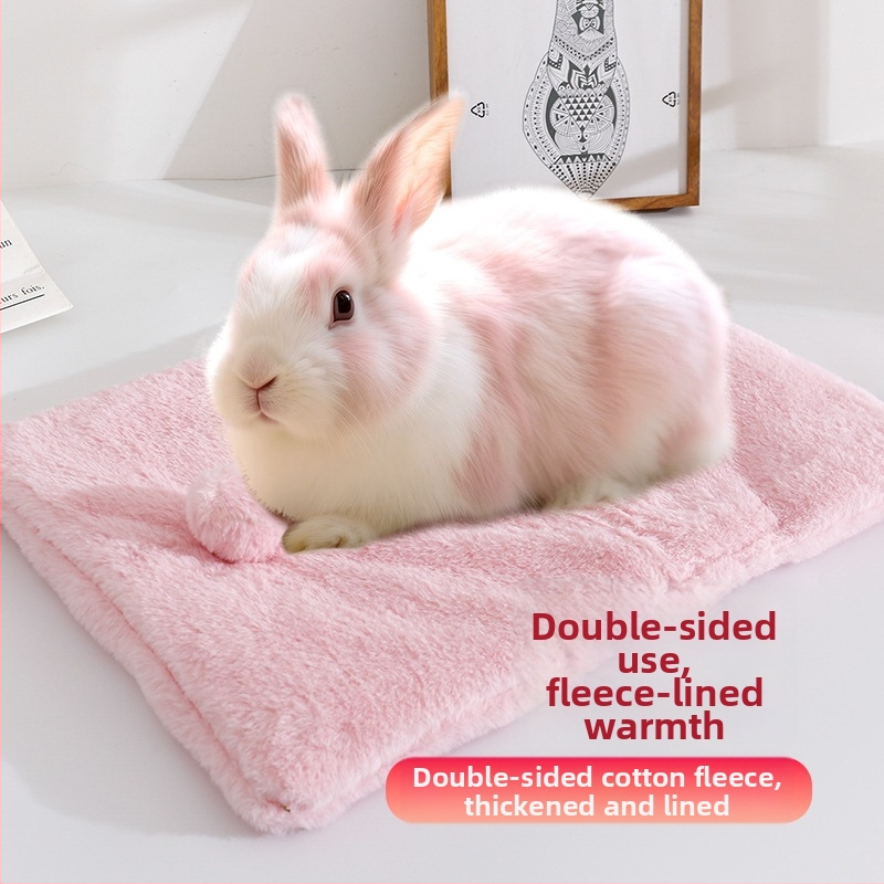 Pamukasti gnijezdo jastučić za mala kućne ljubimce – jesen-zima, za zečeve, hrčke i zamorce (materijal: tkanina; kategorizacija: gnijezdo/kavez/ukrište)