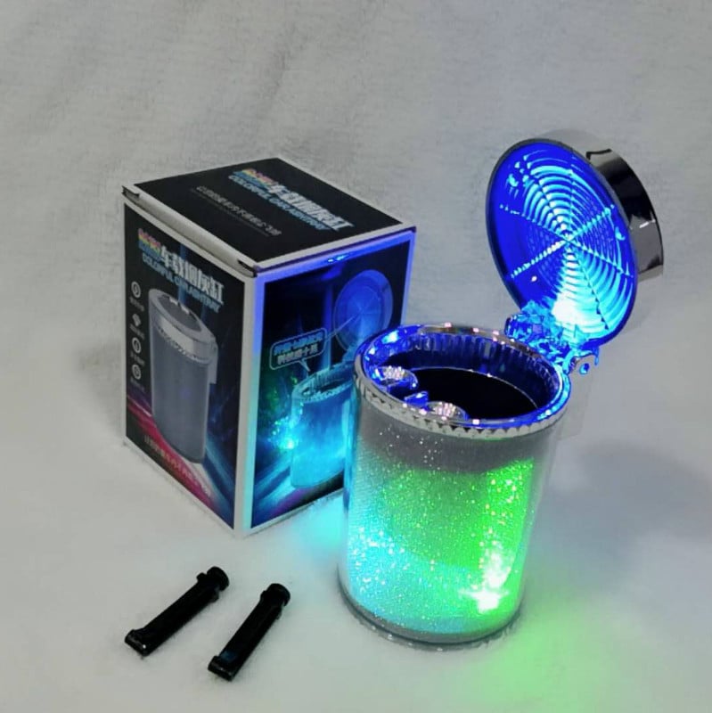 HT-068 Pepeljara za auto LED — Plastična konstrukcija, Univerzalna kompatibilnost, Biomimetski proizvodni proces