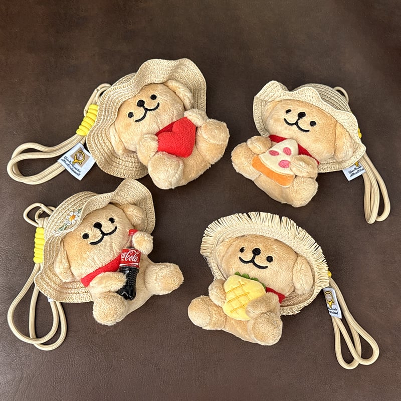 Плюшено кученце кукла – Карикатурно вдъхновена плюшена играчка, персонализирани рисунки, супер мек къс плюш, пълнеж ПП памук, подходяща за възраст 7–14