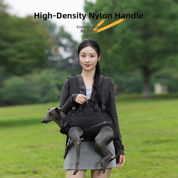 Wakytu kutya hordozó hátizsák gerincvédővel — 1680D poliészter; kapacitás 1; háziállat táska