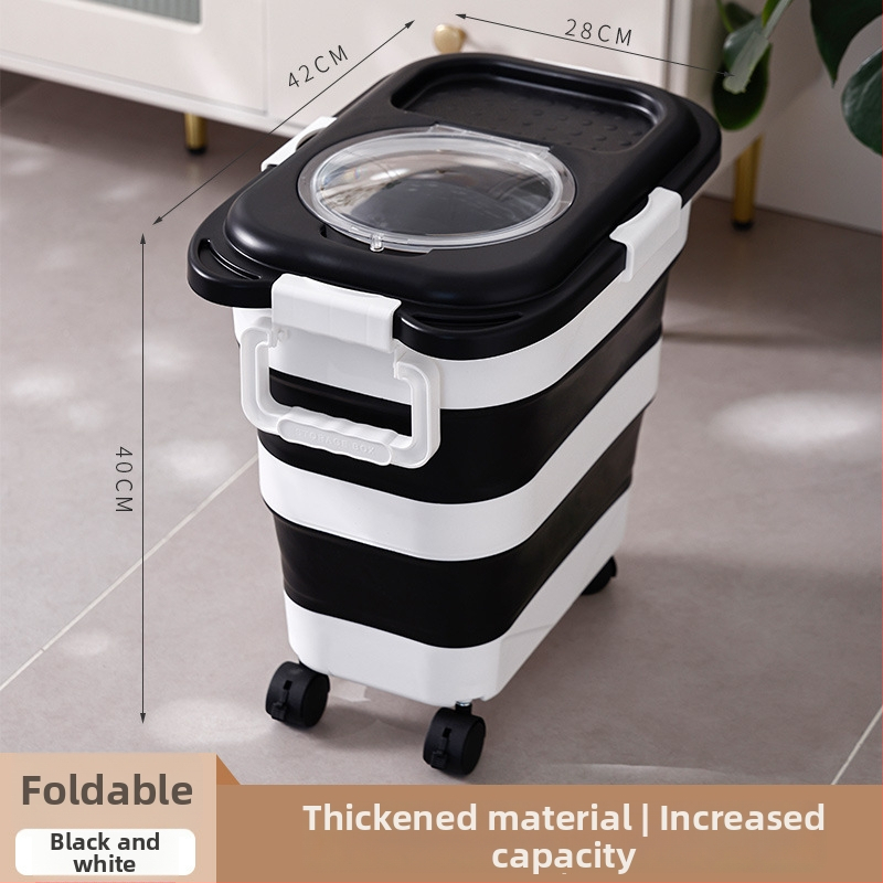 Spremnik za rižu — zatvoren, otporan na vlagu i štiti od insekata; Materijal: PP (PP+TPR+PET), Kapacitet: ≥10 L