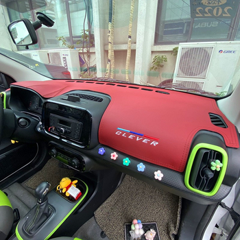 Foot Jielong παντός καιρού δερμάτινο και φλανελ ταμπλό προστατευτικό από τον ήλιο για CLEVER κεντρικό πάνελ