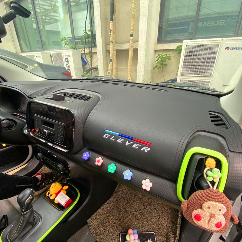 Foot Jielong παντός καιρού δερμάτινο και φλανελ ταμπλό προστατευτικό από τον ήλιο για CLEVER κεντρικό πάνελ