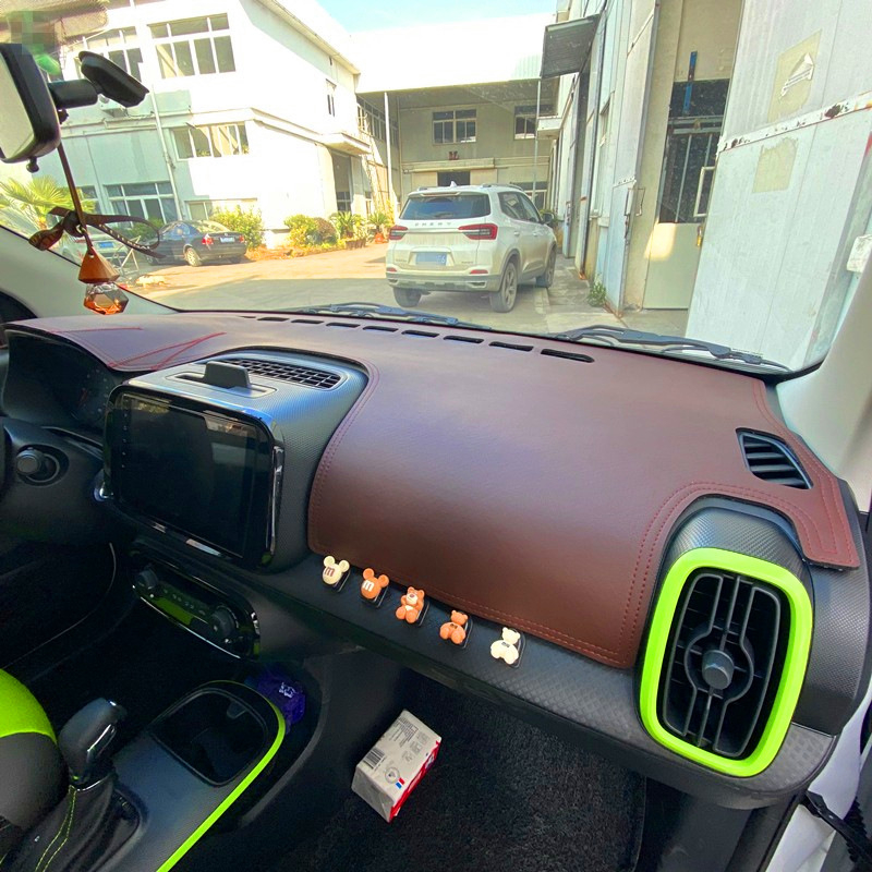 Foot Jielong παντός καιρού δερμάτινο και φλανελ ταμπλό προστατευτικό από τον ήλιο για CLEVER κεντρικό πάνελ