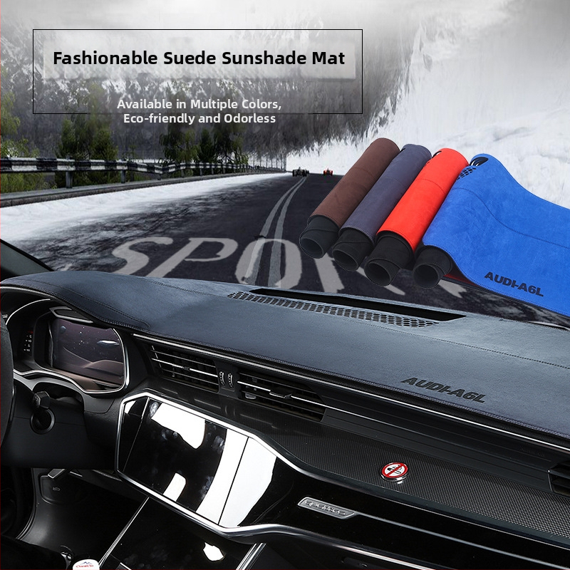 Kožená podložka na palubnú dosku auta – protišmyková a slnečná ochrana