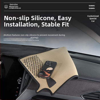 Spire plyšový ochranný mat pre centrálny panel Subaru Crosstrek – univerzálny pre štyri ročné obdobia, špeciálny štýl auta