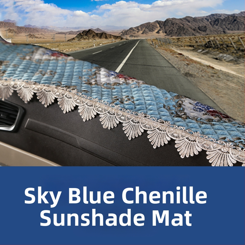 Mat na pracovný stôl z chenille, ochrana proti svetlu, protišmykový, celoročný