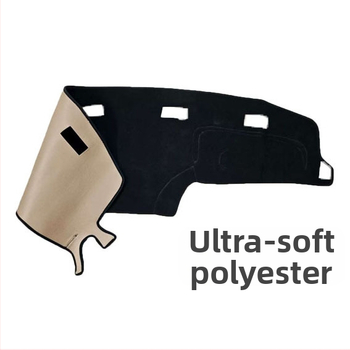 Kryt palubnej dosky Nissan Leaf 2017–2021 – ochrana proti svetlu, celoročná ochrana, polyesterový flanel velúr, prispôsobiteľný