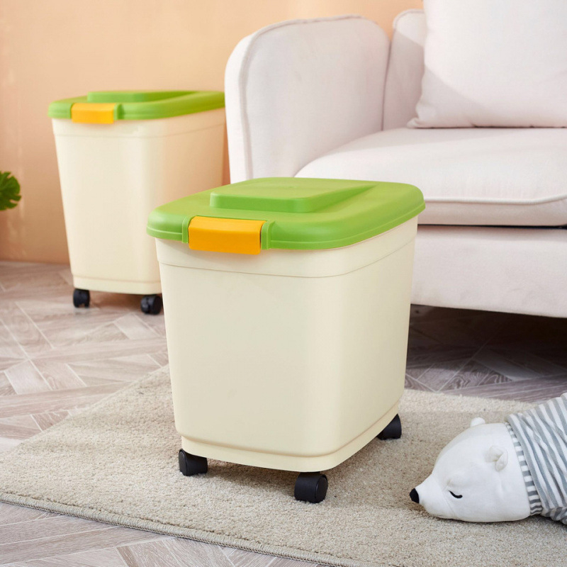 Zatvoreni spremnik za hranu kućnih ljubimaca, veliki kapacitet, plastični spremnik za pohranu hrane, otporan na vlagu i štetne insekte