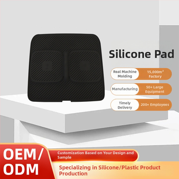 Silikónová protisklzová podložka do stredovej konzoly auta s bezdrôtovým nabíjaním – prispôsobiteľný tvar, tlač loga