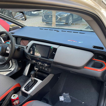 Подложка за табло за защита от слънце — универсална за четири сезона, микрофибърна кожа, отпечатано лого, Foot Jie long