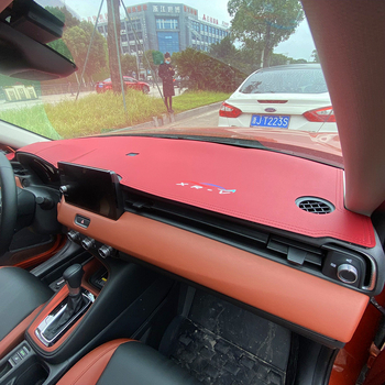 Kožna univerzalna zaštitna podloga za unutrašnjost automobila, zaštita od sunca, četiri sezone, s otisnutim logom