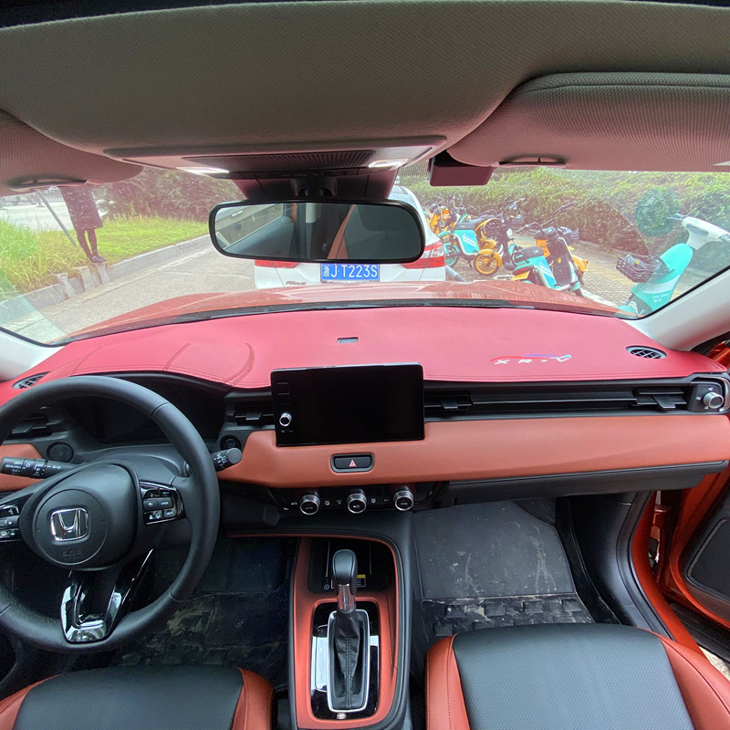 Kožna univerzalna zaštitna podloga za unutrašnjost automobila, zaštita od sunca, četiri sezone, s otisnutim logom