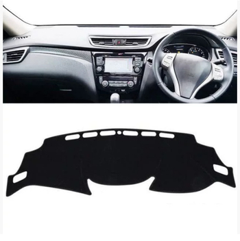 Κάλυμμα ταμπλό Nissan Qashqai J11 – πολυεστέρας, προστασία κεντρικής κονσόλας από φως, Crown of硕