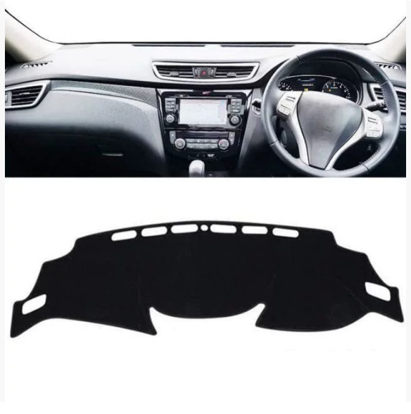 Κάλυμμα ταμπλό Nissan Qashqai J11 – πολυεστέρας, προστασία κεντρικής κονσόλας από φως, Crown of硕