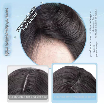 Ženska perika, duga kosa, pramenovi u obliku osmerokuta, vlakno otporno na visoku temperaturu, mehanizam obrade, stil Ruili