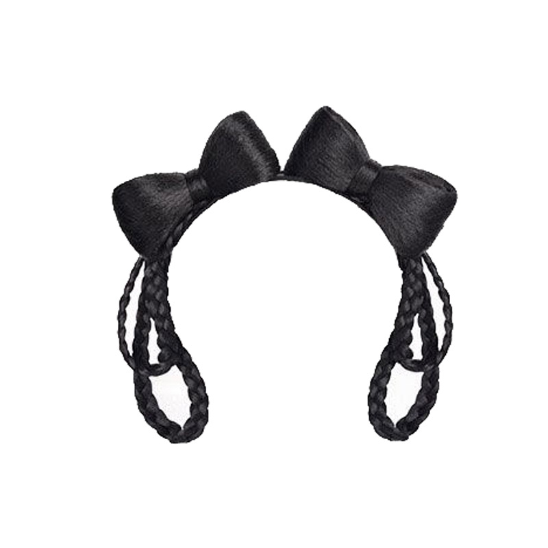 Kratka perika u stilu dinastije Han za djecu, s toplinski otporna žica – integrirani čvor za kosu i dodatak za glavu VM339