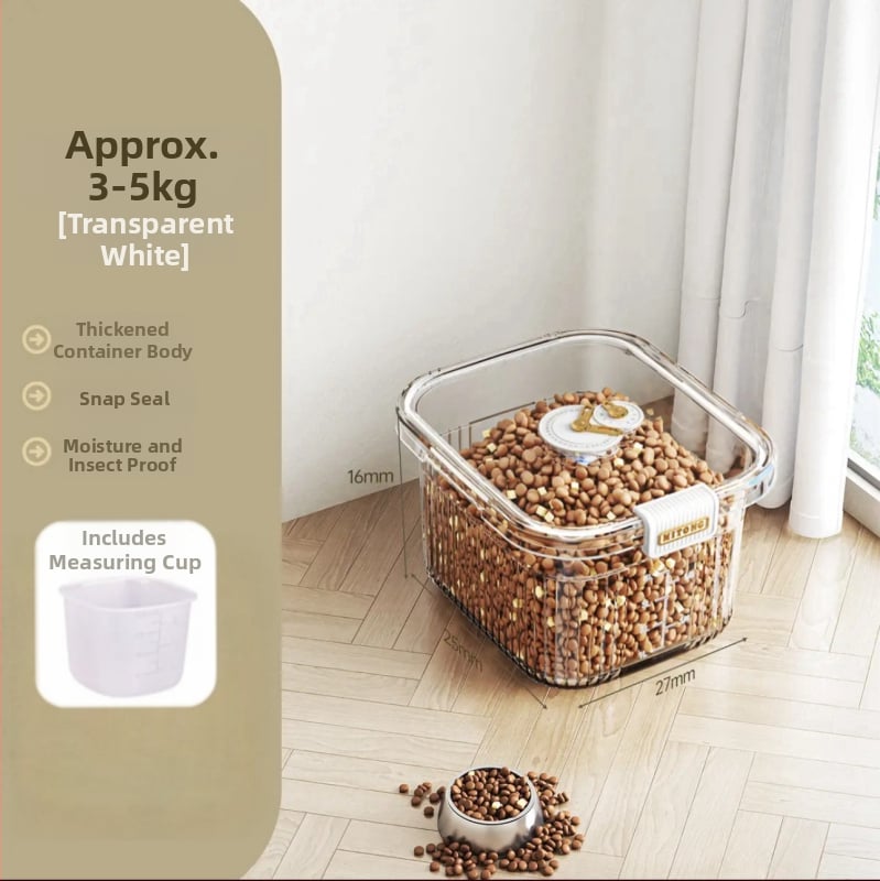 Kutija za skladištenje riže, vodootporan plast (PP), kapacitet 9–10 L, moderni minimalistički dizajn, mogućnost prilagodbe