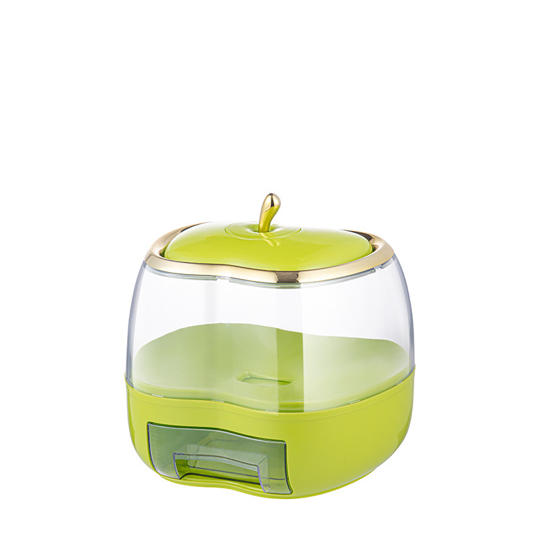 Kutija za skladištenje riže, otporna na vlagu i insekte, PET/PP plast, kapacitet 9–10 L, mogućnost prilagodbe i ispis logotipa