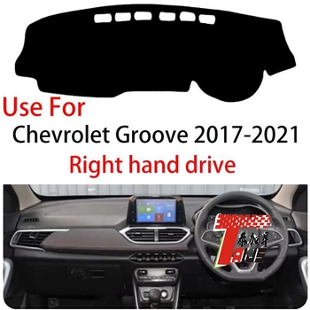 Mat za zaštitu instrument ploče Chevrolet Groove 2017–2021, poliestersko vlakno, prilagodljivo