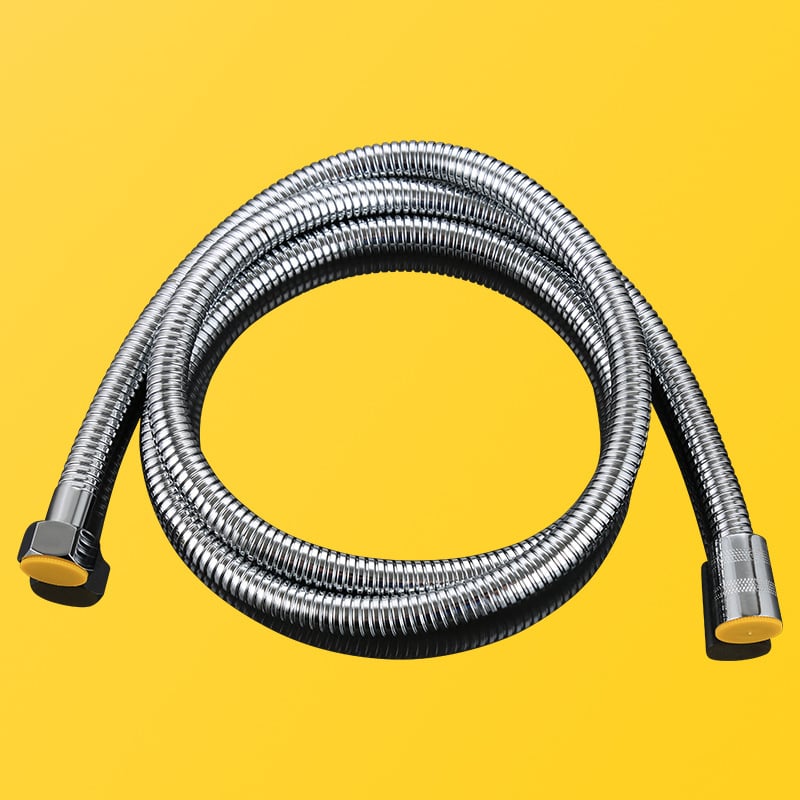 Ανοξείδωτος σωλήνας ντους, μοντέλο RG020101, ονομαστική πίεση 1.6, εύρος θερμοκρασίας 0-100°C, βιδωτή σύνδεση