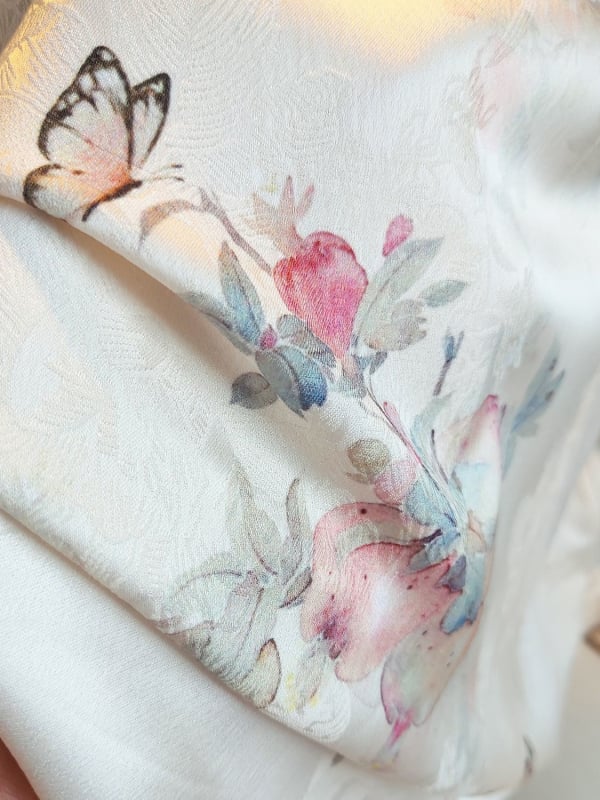 Ženska ljetna jacquard majica, geometrijski uzorak, pulover stil, dugi rukavi, okrugli izrez, poliester