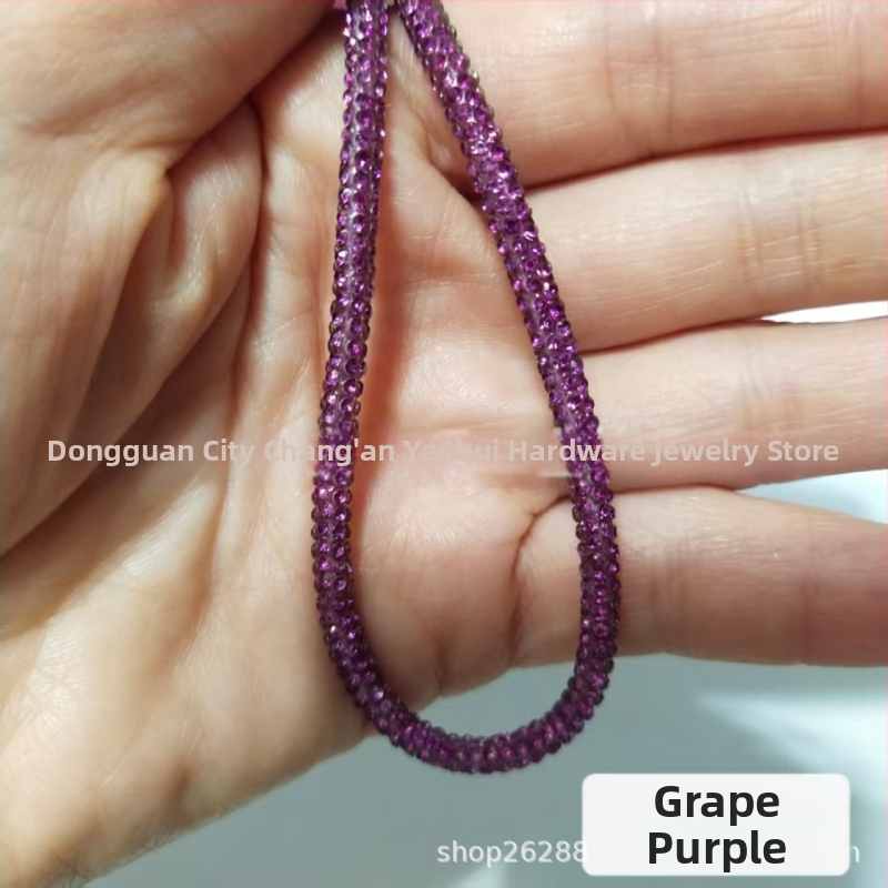 Kristalni vezice za cipele – dodatak za obuće i odjeću, model 000999, različite duljine, kompatibilno sa sportskim, kožnim i čizmama; stil Fresh, svakodnevno opuštanje